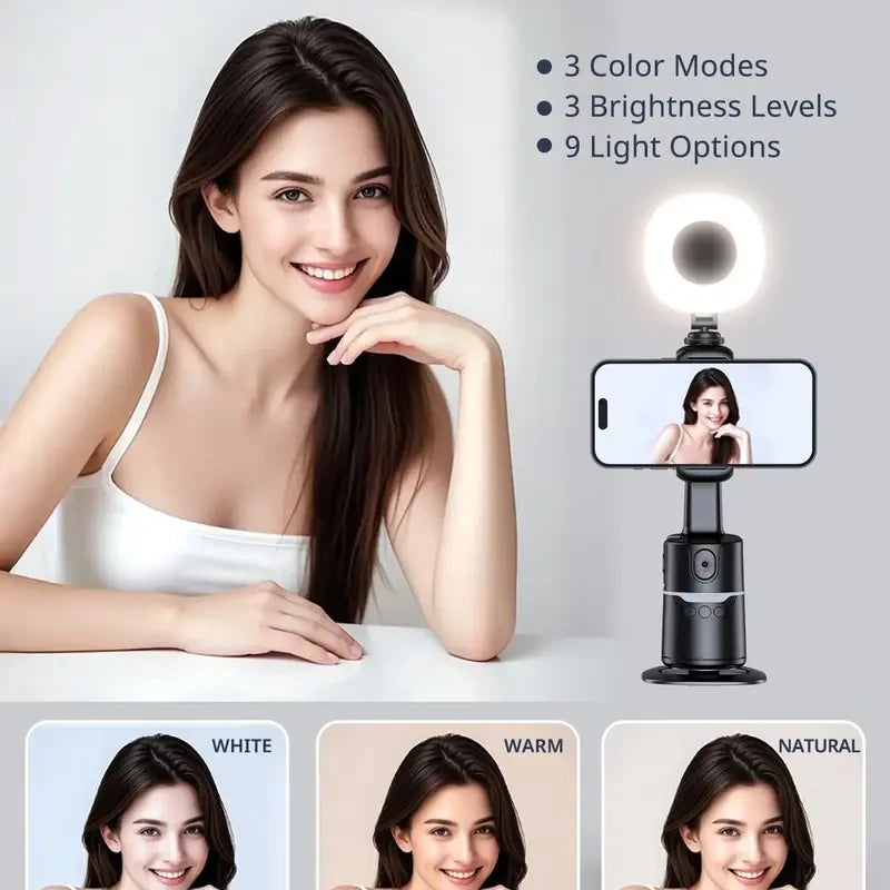 Auto Face Tracking Vlogging Tripod