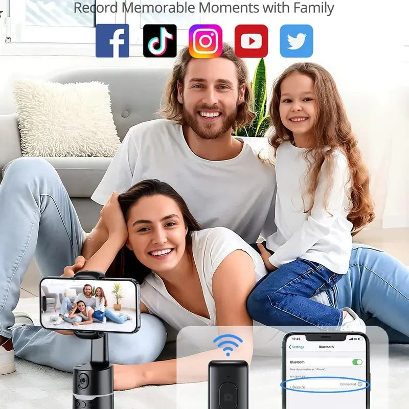 Auto Face Tracking Vlogging Tripod
