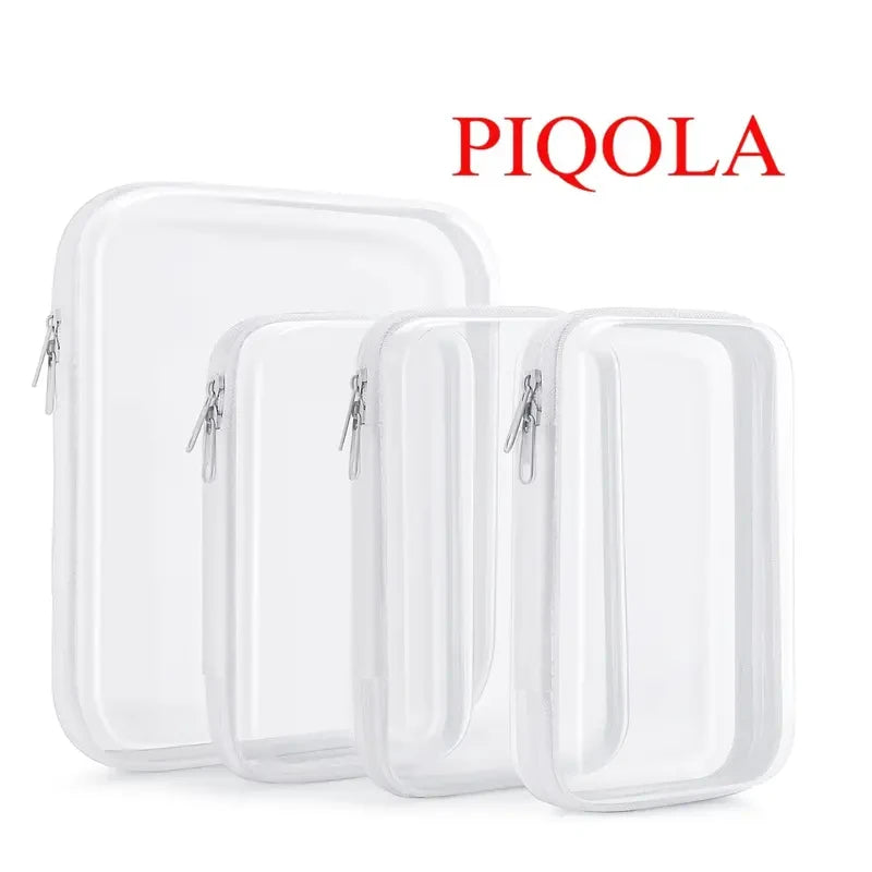 Piqola Clear Travel Organizer Set