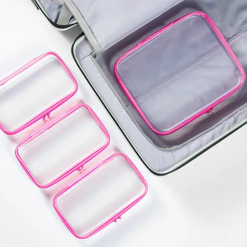 Piqola Clear Travel Organizer Set