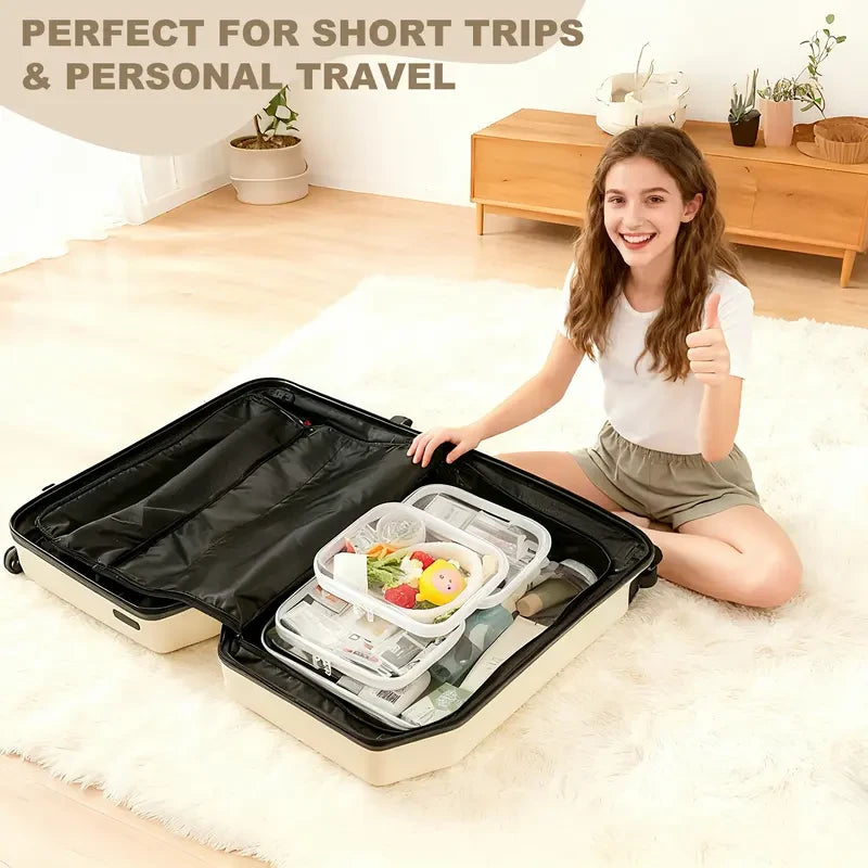 Piqola Clear Travel Organizer Set