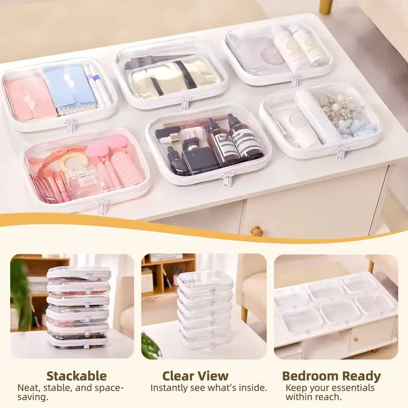 Piqola Clear Travel Organizer Set