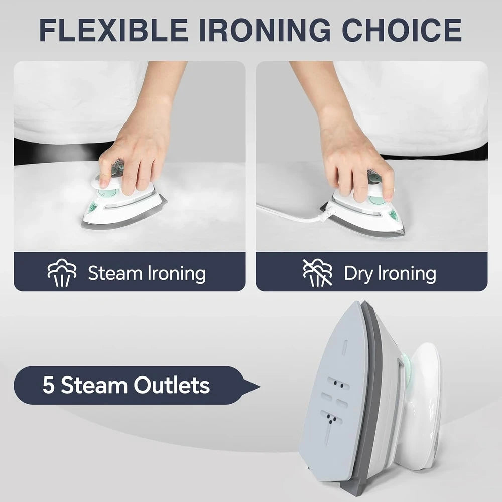 Compact Dual Voltage Travel Steam Iron