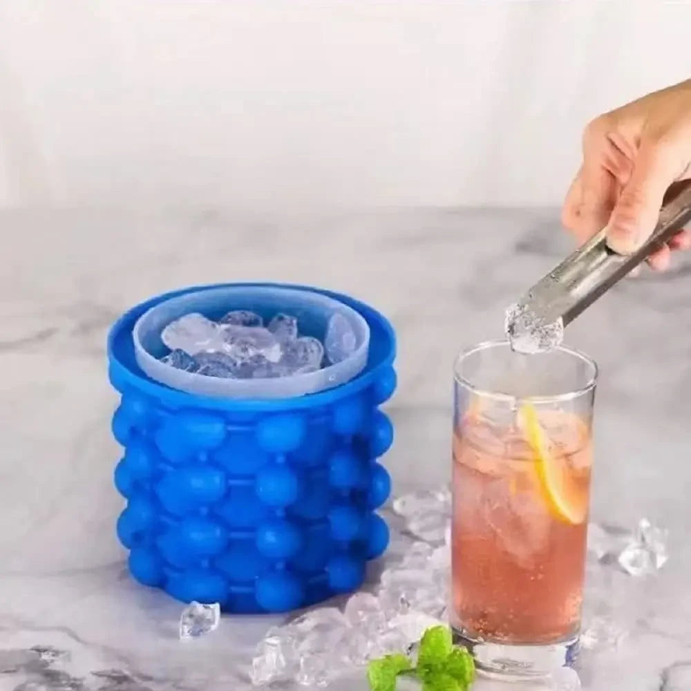 Portable Silicone Ice Bucket Mold