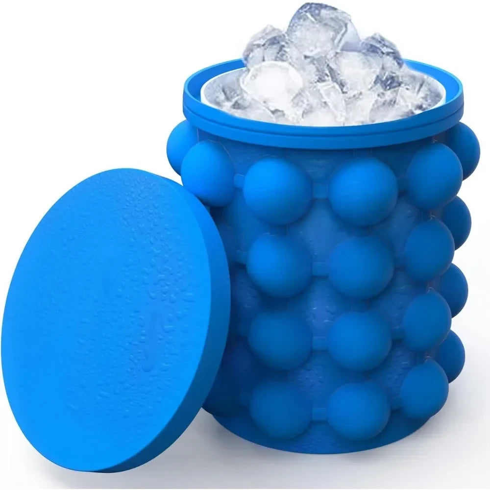 Portable Silicone Ice Bucket Mold