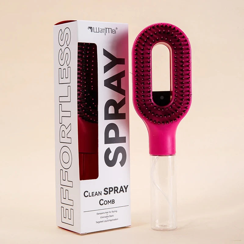 Multi-Functional Spray Bottle Hair Comb
