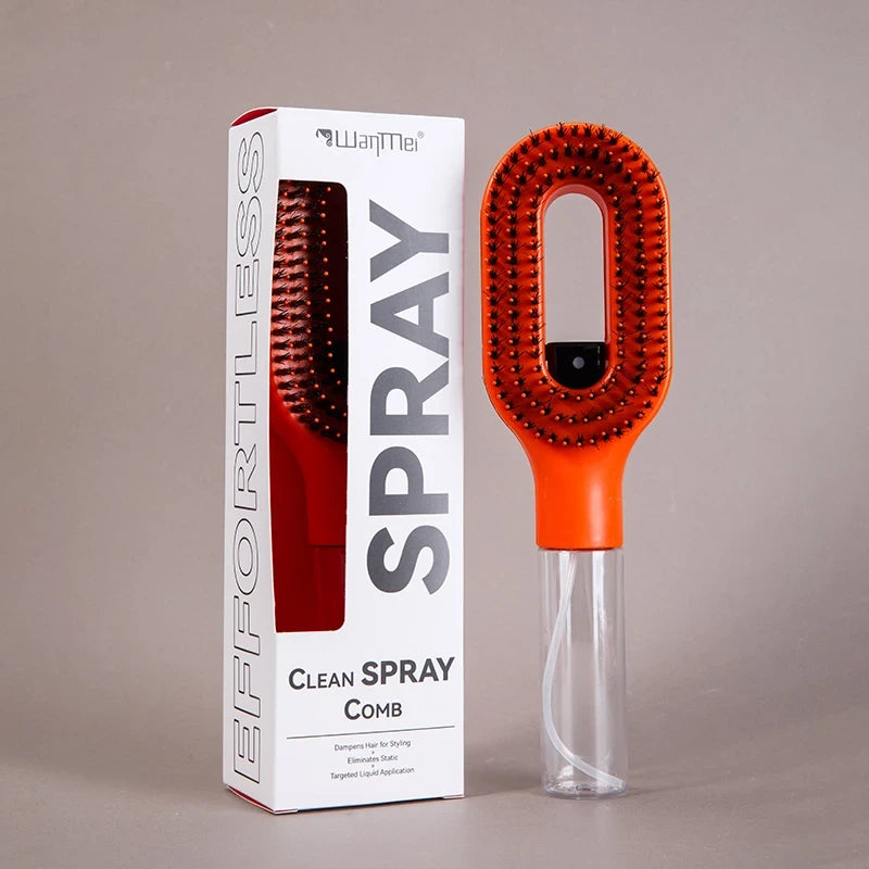 Multi-Functional Spray Bottle Hair Comb