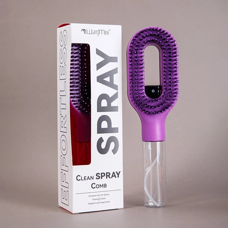 Multi-Functional Spray Bottle Hair Comb